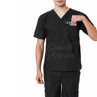 Ensemble d'uniformes médicaux légers et confortables pour hommes, pour médecins et infirmières, durable, respirant, en tissu tricoté 100% coton