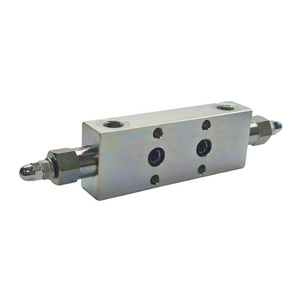Vanne hydraulique à double contrepoids à montage sur bride à quatre voies, vanne de régulation de pression en ligne, ports de 3/8 pouces - Product Image 2
