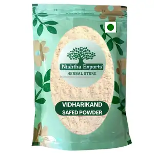 Indian Kudzu Powder Vidarikand Safed Vidharikhand White Powder Bidharikand Safed Tuberosa Kandukari Dried Raw Herb For Wholesale