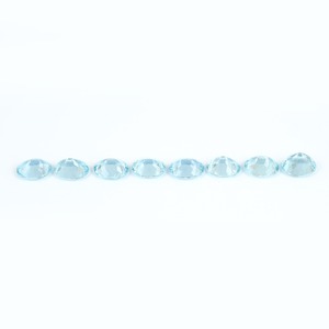 Piedra Preciosa Suelta de Aguamarina Natural, Corte Ovalado, Alta Calidad, Facetada, Color Azul, para Joyería - Product Image 2