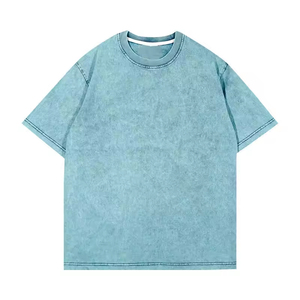 T-shirt délavé à l'acide pour homme, respirant et à séchage rapide, haute qualité, modèle 2026, en stock, pour usage décontracté et extérieur - Product Image 3
