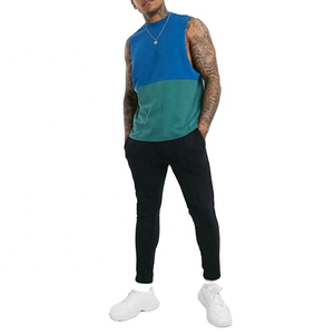 Débardeur de sport décontracté coupe classique en coton et bambou, doux, respirant, séchage rapide, avec emmanchures profondes, fabrication OEM, marque privée - Product Image 3