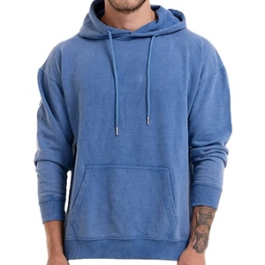 Sweat-shirts et pulls à capuche pour hommes, sur mesure, en coton biologique 100% molleton, fabrication en gros, effet délavé à l'acide. - Product Image 2