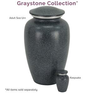 Urna para Cenizas LU Graystone Blanca, Capacidad de 200 Pulgadas Cúbicas, Estilo Americano, Homenajea a un Ser Querido con Diseño Conmemorativo - Product Image 4