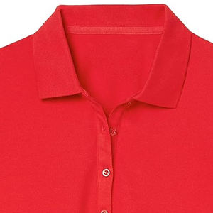 Camiseta tipo polo de tela transpirable de secado rápido, personalizada con bordado, para mujer, al por mayor. - Product Image 6