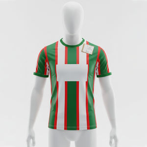 เสื้อฟุตบอลซับลิเมชั่นคุณภาพเยี่ยม ผ้าไมโครเมชโพลีเอสเตอร์ 100% 135-140 กรัม/ตร.ม. - Product Image 1