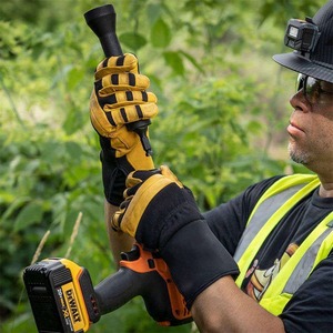 Professional TIG Welding <b>Gloves</b> with Leather Shell and Cotton Liner Heat Protection Safety Wear - Product Image 3