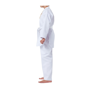 Tenues d'entraînement et de combat Kimono Gi pour Taekwondo, ensembles uniformes pour hommes et femmes, OEM ODM, extensibles, respirants, légers, séchage rapide, en coton. - Product Image 3