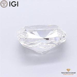 เพชรทรงคุชชั่นสี F ความสะอาดระดับ VVS2 น้ำหนัก 2.50 กะรัต เพชร CVD ที่เพาะเลี้ยงในห้องปฏิบัติการ พร้อมใบรับรอง IGI สำหรับเครื่องประดับสั่งทำส่วนตัว - Product Image 6
