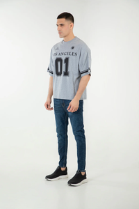 TOPEAK SPORTS 2026 Men's Grey Custom-Made Eco-Friendly And Breathable T-<b>Shirt</b> Print <b>Polyester</b>/Cotton <b>100</b>% High Quality T-<b>Shirts</b> - Product Image 4