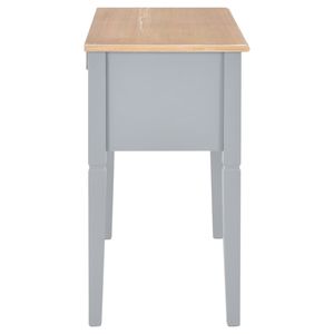 Escritorio de madera gris 43,1 "x 17,7" x 30,5 "para uso en computadora - Product Image 5