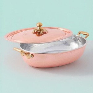 High Quality Copper <b>Saucepan</b> with Lid for Kitchen Cooking Restaurant Home Hotel Kitchen Use Heavy Duty and Long Lasting Pot Use - Product Image 6