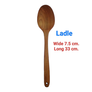 ชุดอุปกรณ์ครัวไม้ทำจากไม้สัก ทำด้วยมือ ใช้กับน้ำมันมะพร้าว ไม่เคลือบผิว ปลอดภัย ปราศจากสารพิษ - Product Image 3