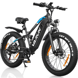 Bicicleta Eléctrica de Montaña S26-1 2026 Más Vendida - Negra/Blanca con 3 Años de Garantía y Envío Gratuito a Todo el Mundo - Product Image 4