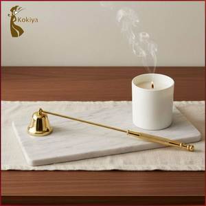 ที่ดับเทียนเหล็กฐานกรวย งานแฮนด์เมด ของตกแต่งบ้าน - Product Image 2