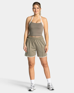 Shorts Deportivos para Mujer, Lisos con Rayas Laterales, Forro en Contraste, Logotipo Personalizado, Venta al Por Mayor, Tela Suave y Transpirable, Talla Grande, Alta Calidad - Product Image 6