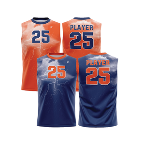 Turneringskwaliteit volleybaluniform dames professionele kwaliteit ademend custom jersey nummer naam kleur lage minimale bestelhoeveelheid OEM groothandel - Product Image 1