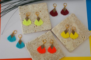 Boucles d'oreilles perlées de luxe, finition haut de gamme, finition lisse, prix d'usine en gros - Product Image 5