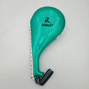 Protège-tibias de Taekwondo en cuir de vachette respirant et écologique, légers (2,5 kg), unisexes, pour l'entraînement et la pratique, ferme et durable. - Product Image 1