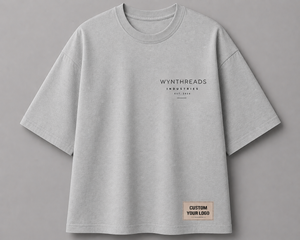 Camiseta Extra Grande para Hombre, Manga Corta, Cuello Redondo, Estampado Minimalista, 100% Algodón Jersey, Transpirable, Estilo Normcore, Superventas - Product Image 5