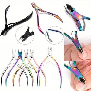 Professional Stainless Steel <b>Nail</b> Cuticle Nipper 11cm Curved Blade Sharp Finger & Feet Care <b>Scissor</b> Tool - Product Image 4
