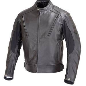 Blouson de moto en cuir respirant haut de gamme pour homme avec étiquetage personnalisé – Équipement de conduite confortable et de qualité supérieure, vestes ajustables style café - Product Image 3