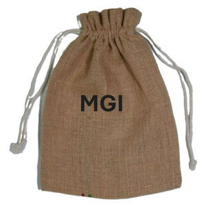 100% Organic Cotton <b>Drawstring</b> Storage <b>Pouch</b> Bag Customizable Silk Screen Printed Recyclable Small Size 100 Pieces Gift Giving - Product Image 4