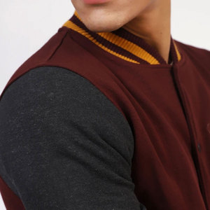 ผลิตเสื้อแจ็คเก็ตวาร์ซิตี้ฤดูหนาวคุณภาพสูงสำหรับผู้ชายตามสั่ง พร้อมปักโลโก้ด้านหน้าแบบกำหนดเอง แห้งเร็ว - Product Image 5