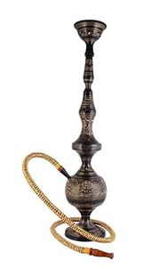 Cachimba de Metal Estilo Antiguo para Fumar de Forma Tradicional, con Elegante Artesanía Hecha a Mano y Atractivo Vintage - Product Image 5