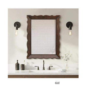 Espejo de Pared Rectangular Moderno y Minimalista con Marco de Madera Geométrico, Decorativo para Sala de Estar, Dormitorio o Pasillo - Product Image 5