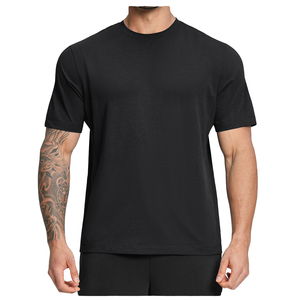 Customized Photo Print Front O-Neck Casual Men's Regular Fit Short Sleeve Waffle Knit Eco-Friendly Gym <b>Tshirt</b> 180 Grams - Product Image 1