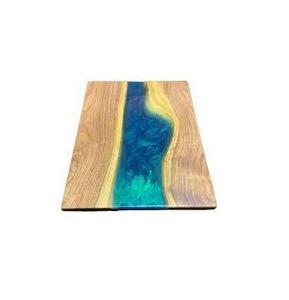 Plateau de service en bois et résine pour la maison et le jardin, idéal pour le rangement alimentaire et la vaisselle, vente directe usine, plateau de service en bois et résine, meilleure vente - Product Image 2