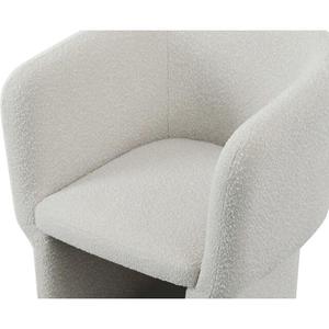 Modern Upholstered Accent <b>Chair</b> for <b>Armrest</b> Fabric <b>Dining</b> Living Room Lounge Seat Hotel Apartment Furniture Wood Legs - Product Image 6