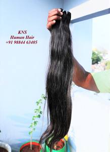 Vison brut indien non transformé Remy cheveux tissage faisceau naturel ondulé droite Extensions de cheveux humains en gros approvisionnement en vrac - Product Image 2