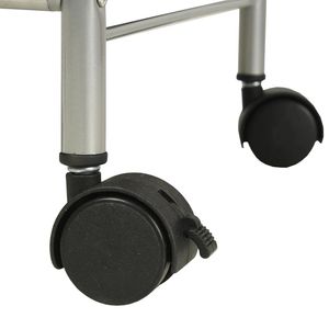 Carrello portaoggetti nero e argento - Product Image 6