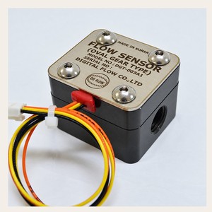 เครื่องวัดการไหลของน้ำมันก๊าดแบบดิจิตอล DIGITAL FLOW DGT-003AI เซ็นเซอร์วัดการไหลแบบโอวัลเกียร์ อลูมิเนียม PT 1/4 เกลียวใน - Product Image 3