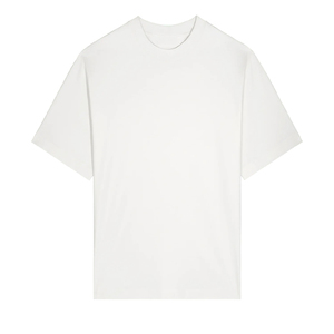 Men's Oversized <b>Black</b> Cotton <b>T</b>-<b>Shirt</b> Short Sleeve O-Neck Casual Solid Color Jersey Knit <b>Plain</b> Dyed Fit - Product Image 3