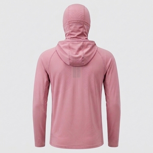 เสื้อตกปลาแขนยาวมีฮู้ดสำหรับผู้ชาย ป้องกันแสงแดด UPF 50 ระบายอากาศได้ดี ผลิตจากผ้าสแปนเด็กซ์/โพลีเอสเตอร์ - Product Image 2