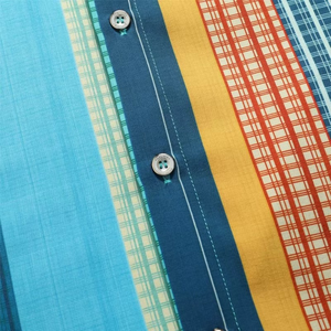 <b>Men</b>’s Wholesale Hawaiian <b>Shirt</b> Aloha Style Striped Printed Short Sleeve Button Down <b>Beach</b> <b>Shirt</b> - Product Image 3