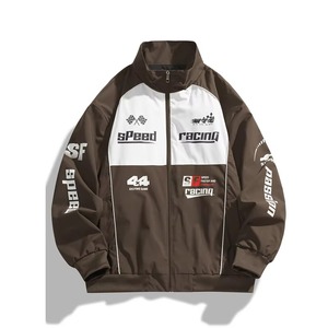 Custom <b>Jacket</b> Outdoor Motorcycle <b>Jacket</b> Windproof <b>Retro</b> Reflective Racing Style Vintage with Personality Printing DesignerJacket - Product Image 6