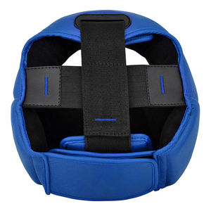 หมวกกันกระแทกคิกบ็อกซิ่งแบบกำหนดโลโก้เองได้ ทนทาน น้ำหนักเบา ป้องกันใบหน้าด้วยหนัง  หมวกป้องกันศีรษะสำหรับฝึกศิลปะการต่อสู้ รับผลิตแบบ OEM - Product Image 3