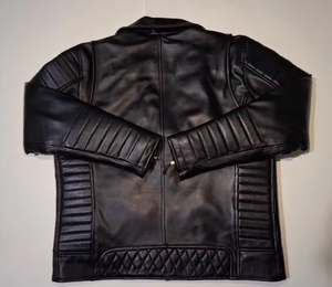 OEM Custom Men's Casual Vintage Leather <b>Jacket</b> for Spring Autumn and Winter High Quality <b>Light</b> Fabric Men's Design - Product Image 6