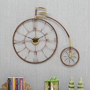 Horloge de bureau moderne en fer, mouvement mécanique, forme géométrique, couleur noire, sonnerie horaire, anniversaire - Product Image 5
