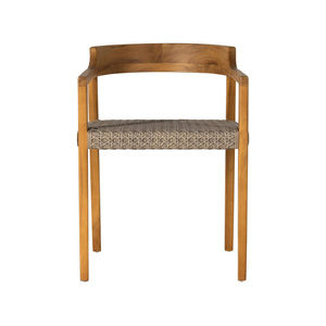 Silla de Teca, Muebles Elegantes y Sencillos con Ratán de Alta Calidad para Hogar Moderno, Comedor, Cafetería, Restaurante - Product Image 1