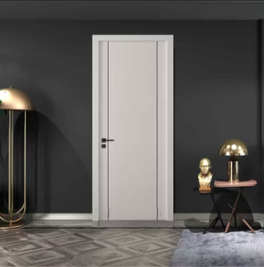 Puertas de WPC de Diseño Moderno, Ahuecadas, de Madera Compuesta, para Hoteles, Habitaciones, Uso Interior, para Talleres y Apartamentos - Product Image 2