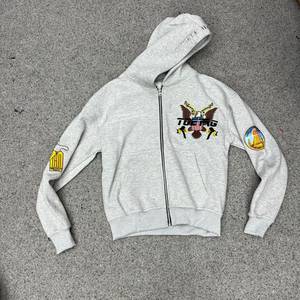 Sweat-shirt à capuche zippé Rhino Fitness Best Style, unisexe, streetwear, coupe classique, 350g coton, logo imprimé et brodé, design avec poche. - Product Image 1