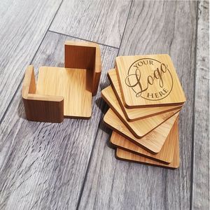 Natural Wooden <b>Drink</b> Coasters for Hot & Cold Beverages | Handmade Mango Wood Table Coasters | Home, Office & Restaurant Use - Product Image 6