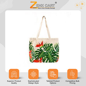 Sacs en jute de qualité supérieure de marque Baidik, origine Inde, grand format avec poignées, logo personnalisé pour cadeaux et achats - Product Image 2