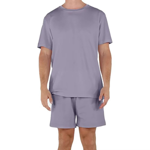 Pantalones Cortos Deportivos para Hombre de Alta Calidad, 100% Algodón, Cintura Media, Tejido de Punto, Color Sólido, Logotipo Personalizado, Servicio OEM - Product Image 5