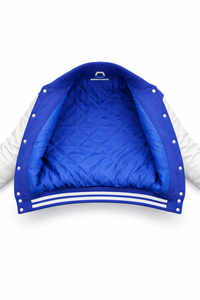 Veste universitaire personnalisée, corps en laine, manches en cuir, veste de baseball unisexe, veste de collège, OEM - Product Image 5